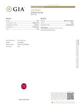 Natural Ruby – Certified by GIA | 1.44 Carats | Report No. 2486722903